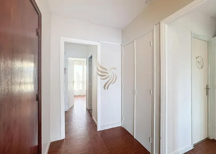 2-room, 4 Guests, Beach/port 5 Min, Wi-fi, Parking Apartmán *