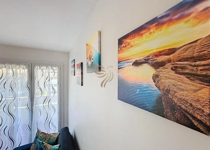 2-room, 4 Guests, Beach/port 5 Min, Wi-fi, Parking Apartmán *